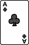 poker card freehand drawings