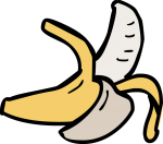 Banana freehand drawings