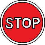 Stop sign freehand drawings