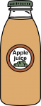 Apple juice freehand drawings