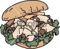 Chicken salad SandwichFreehand Image