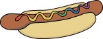 Hotdog freehand drawings