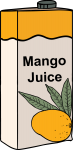 Mango Juice freehand drawings