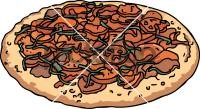 Pepperoni PizzaFreehand Image