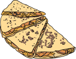 Quesadilla freehand drawings