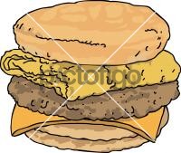 Sausage egg cheese SubFreehand Image