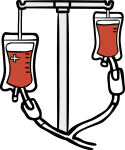 Iv bag freehand drawings