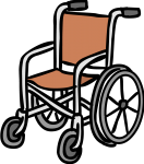 Wheelchair freehand drawings