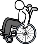 Wheelchair freehand drawings