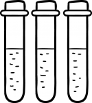 test tube freehand drawings