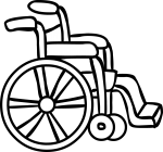 wheelchair freehand drawings