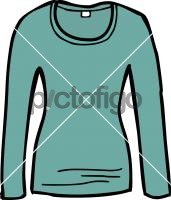 Long sleeved jersey top womenFreehand Image