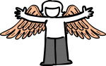 Wings freehand drawings