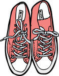 Shoes women freehand drawings