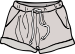 Shorts women freehand drawings