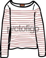 Striped top womenFreehand Image