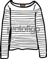 Striped top womenFreehand Image