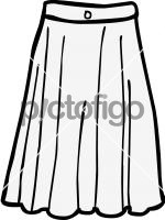 Wide denim skirt womenFreehand Image