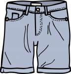 Denim shorts men