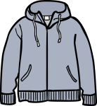 Hooded jacket men