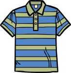 Polo t shirt men freehand drawings