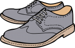 Shoes men freehand drawings