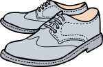 Shoes men freehand drawings