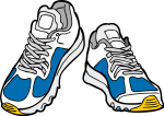 Shoes men freehand drawings