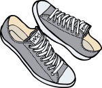 Shoes men freehand drawings