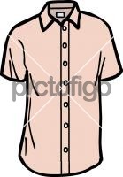 Short sleeved shirt menFreehand Image