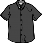 Short sleeved shirt men freehand drawings