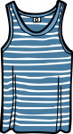 Singlet men freehand drawings