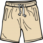 Sweatshirt shorts men freehand drawings