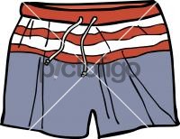 Swim shorts menFreehand Image