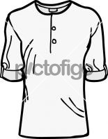 V neck t shirt menFreehand Image