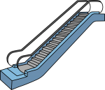 Escalator freehand drawings