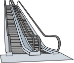 Escalator freehand drawings