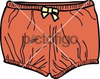 Cotton shorts girlFreehand Image