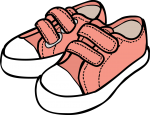 Shoes kid freehand drawings