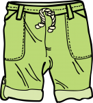 Trousers boy freehand drawings