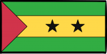 São Tomé And Príncipe freehand drawings