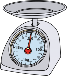 Kitchen Scale freehand drawings