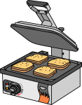 Sandwich Toaster freehand drawings