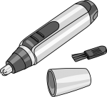 Trimmer Nose Ear freehand drawings