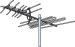 TV Antenna freehand drawings