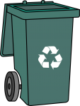 Recycle bin freehand drawings