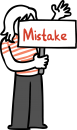 Mistake freehand drawings