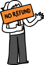 No Refund freehand drawings