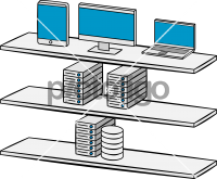 Three Tier ApplicationFreehand Image