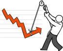 Recession freehand drawings